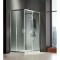 Παραλληλογραμμη Καμπίνα Γωνιακής εισόδου Axis Corner Entry CX11072C-100 Clear 110x72x185 Chrome
