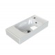 Επικαθήμενος Νιπτήρας Πορσελάνης 60x30cm Cerastyle Sharp 044400-u Λευκό