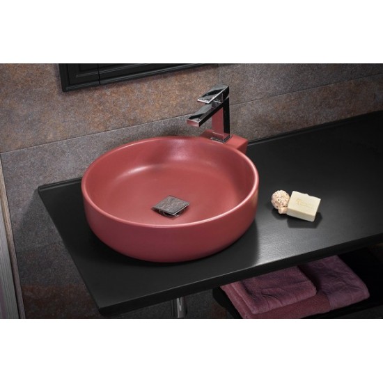 Επικαθήμενος Νιπτήρας Μπάνιου Φ44 Adamidis Cupa 44Μ 105049109 Μπορντώ Ματ