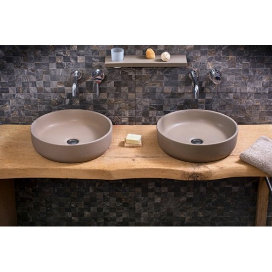 Επικαθήμενος Νιπτήρας Μπάνιου Φ44 Adamidis Cupa 44X 105046612 Tabacco Επικαθήμενος Νιπτήρας Μπάνιου Φ44 Adamidis Cupa 44X 105046612 Tabacco