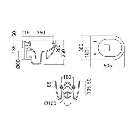 Λεκάνη Κρεμαστή Scarabeo Moon Rimless Clean Flush 552000SC-510 Μπεζ Λεκάνη Κρεμαστή Scarabeo Moon Rimless Clean Flush 552000SC-510 Μπεζ
