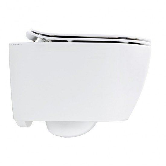 Λεκάνη Κρεμαστή Scarabeo Moon Rimless Clean Flush 552000SC-300 Λευκή Λεκάνη Κρεμαστή Scarabeo Moon Rimless Clean Flush 552000SC-300 Λευκή