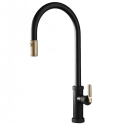 Μπαταρία Κουζίνας Armando Vicario Urban 400702-400201 Black Matt/Gold Brushed