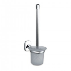 Πιγκάλ Μπάνιου Τοίχου Κρύσταλο - Ματ με Τετράγωνη Ροζέτα Novo Mercury 24-7209