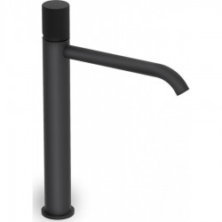 Μπαταρία Νιπτήρα Υψηλή Eurorama Eletta Tecno Με Βαλβίδα Clic-Clac 167309P-400 Μαύρο Matt