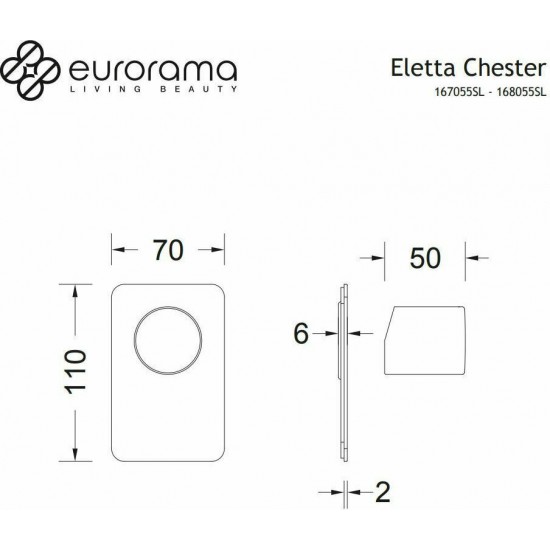 Μίκτης Εντοιχισμού 1 Εξόδου Eurorama Eletta Tecno 167055SL-400 Μαύρο Matt Μίκτης Εντοιχισμού 1 Εξόδου Eurorama Eletta Tecno 167055SL-400 Μαύρο Matt