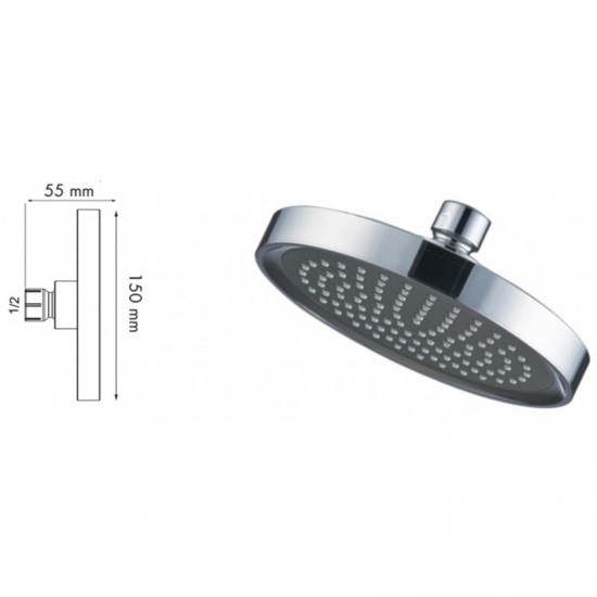 Κεφαλή Ντουζ 00-3107 Viospiral Κεφαλή Ντουζ 00-3107 Viospiral