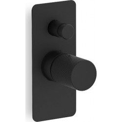 Μίκτης Εντοιχισμού 2 Εξόδων Με Εκτροπέα Eurorama Eletta Tecno 167030SL-400 Μαύρο Matt