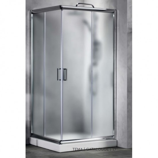 Καμπίνα τετράγωνη NEW TEMA Frosted Fabric 90×90 εκ. Καμπίνα τετράγωνη NEW TEMA Frosted Fabric 90×90 εκ.