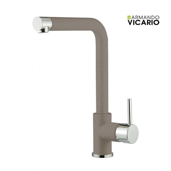 Μπαταρία Κουζίνας Με Περιστρεφόμενο Ρουξούνι Armando Vicario Fluo 18510-1451 Concrete Beton