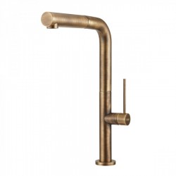 Μπαταρία κουζίνας με ντους Armando Vicario Tozo 48580-221 Antique Brass