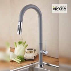 Μπαταρία Κουζίνας με ντους Armando Vicario Tozo 48780-1442 Silverstone Μπαταρία Κουζίνας με ντους Armando Vicario Tozo 48780-1442 Silverstone
