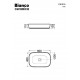 Νιπτήρας Πορσελάνης Επικαθήμενος 60x40x12,5 cm Bianco Ceramica Centro 34060-401 Μαύρο Ματ Νιπτήρας Πορσελάνης Επικαθήμενος 60x40x12,5 cm Bianco Ceramica Centro 34060-401 Μαύρο Ματ
