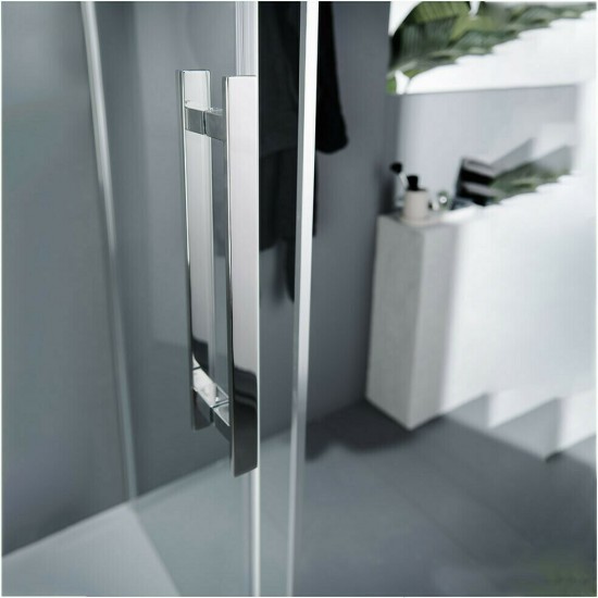 Καμπίνα Ντουζιέρας Ευθύγραμμη Devon Breeze Slider 121-124x200cm με 1 σταθερό και 1 συρόμενο φύλλο Χρώμιο Καμπίνα Ντουζιέρας Ευθύγραμμη Devon Breeze Slider 121-124x200cm με 1 σταθερό και 1 συρόμενο φύλλο Χρώμιο