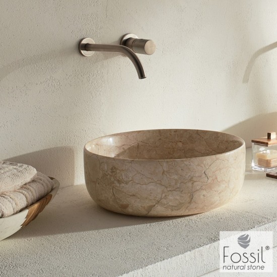 ΜΑΡΜΑΡΙΝΟΣ ΝΙΠΤΗΡΑΣ ΕΠΙΤΡΑΠΕΖΙΟΣ Φ33ΕΚ FOSSIL JETTI MARBLE MR33-500 BEIGE ΜΑΡΜΑΡΙΝΟΣ ΝΙΠΤΗΡΑΣ ΕΠΙΤΡΑΠΕΖΙΟΣ Φ33ΕΚ FOSSIL JETTI MARBLE MR33-500 BEIGE