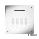 Τετράγωνη Κεφαλή Ντουζ 50x50cm Almar Square Temptation XL E044109-111 Inox