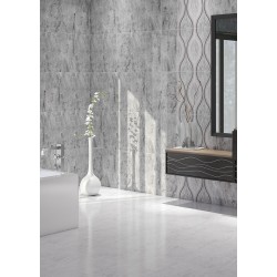Πλακάκι Μπάνιου Marble Dark Grey (Σκούρο Γκρι) 25x50
