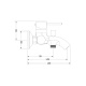 Μπαταρία Λουτρού Αναμεικτική Modea Etna Minimal Brushed Bronze 00-07012/BR Μπαταρία Λουτρού Αναμεικτική Modea Etna Minimal Brushed Bronze 00-07012/BR