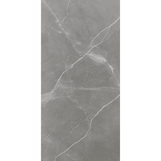 Πλακάκι Vegas Grey 60Χ120 Γκρι Γυαλιστερό Rettificato