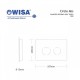 Πλακέτα Χειρισμού Wisa Easy Touch Διπλή Κυκλική F099-200 Χρυσή Πλακέτα Χειρισμού Wisa Easy Touch Διπλή Κυκλική F099-200 Χρυσή