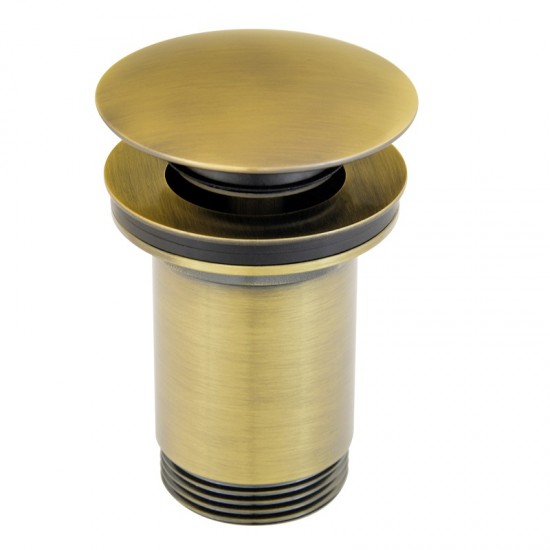 Βαλβίδα νιπτήρα Ferro Rotondo Old Bronze S285BR με υπερχείλιση