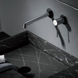 Μπαταρία Νιπτήρος Εντοιχιζόμενη Μικτική IMEX LINE GLD038 Χρωμέ