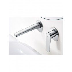 Μπαταρία Νιπτήρος Εντοιχιζόμενη Μικτική IMEX DELOS GLD055 Χρωμέ 