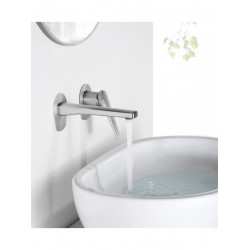 Μπαταρία Νιπτήρος Εντοιχιζόμενη Μικτική IMEX DELOS GLD055/AC Χρωμέ Ανοξείδωτη 316