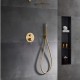 Μίκτης Εντοιχισμού 2 Εξόδων IMEX MONZA GPM039/OC Χρυσό Ματ Brushed