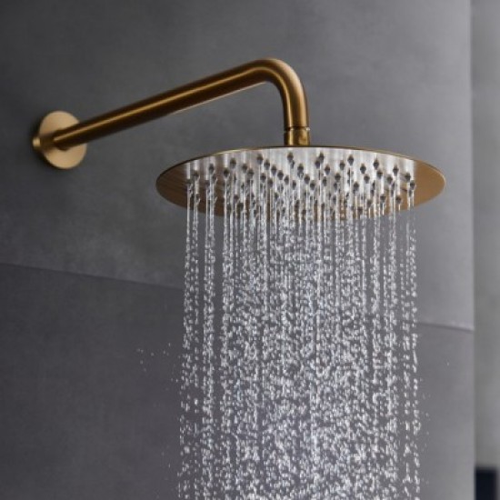 Μίκτης Εντοιχισμού 2 Εξόδων IMEX MONZA GPM039/OC Χρυσό Ματ Brushed