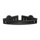 Επιτοίχια Σπογγοθήκη - Μπουκαλοθήκη Geesa Tiger 3048-400 Black Matt Επιτοίχια Σπογγοθήκη - Μπουκαλοθήκη Geesa Tiger 3048-400 Black Matt