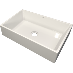 Επικαθήμενος Νιπτήρας Μπάνιου Πορσελάνης Soncera Geo 60x40cm 210000002 Λευκός