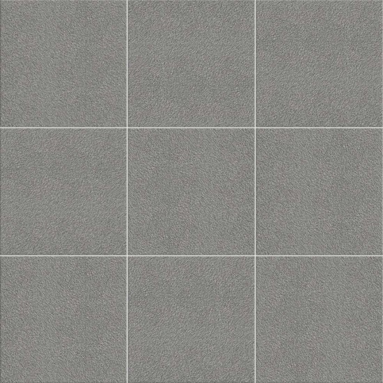 Πλακάκι Gritty Emery 60x60x1.6cm Full Body (Ολόμαζο) Ματ Γκρι Σκούρο