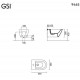 Λεκάνη Μπιντέ Κρεμαστή Πορσελάνης GSI Kube-x 9415 Swirlflush 55 εκ. 9465-300 Λεκάνη Μπιντέ Κρεμαστή Πορσελάνης GSI Kube-x 9415 Swirlflush 55 εκ. 9465-300
