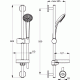 Βέργα Ντους Ideal Standard με Τηλέφωνο Idealrain S3 Β9503ΑΑ Χρωμέ Βέργα Ντους Ideal Standard με Τηλέφωνο Idealrain S3 Β9503ΑΑ Χρωμέ