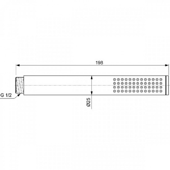 Τηλέφωνο Nτους Μεταλλικό Ideal Standard BC774AA Χρωμέ Τηλέφωνο Nτους Μεταλλικό Ideal Standard BC774AA Χρωμέ