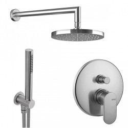 ΣΕΤ ΕΝΤΟΙΧΙΣΜΟΥ ARMANDO VICARIO SLIM INOX MAT 2 ΕΞΟΔΩΝ (ΝΤΟΥΣ ΧΕΙΡΟΣ, ΒΡΑΧΙΟΝΑΣ ΤΟΙΧΟΥ)