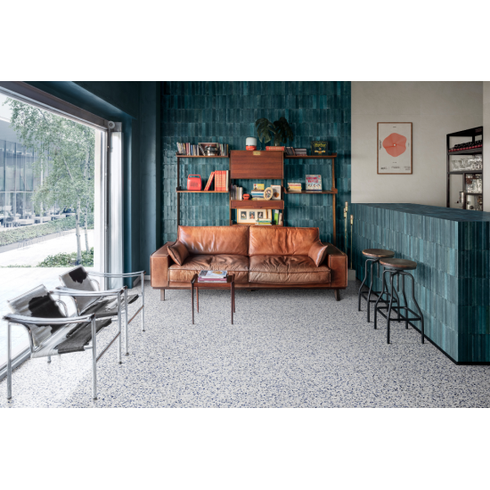 Πλακάκι Marazzi 6x24 cm Lume Lux Blue M6RR Μπλε