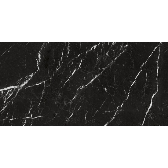 Πλακάκι Marazzi Allmarble Elegant Black Lux Rt 75x150 cm M393 Γυαλιστερό Μαρμαριζέ