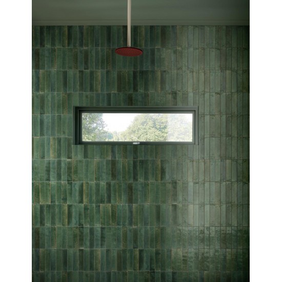 Πλακάκι Marazzi 6x24 cm Lume Lux Green M6RQ Πράσινο