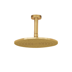 Κεφαλή Ντους 25cm με Βραχίονα 10cm La Torre Elle Gold Brushed