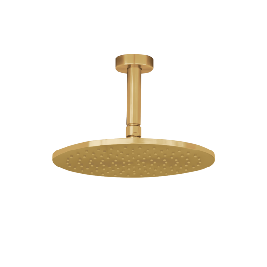 Κεφαλή Ντους 25cm με Βραχίονα 10cm La Torre Elle Gold Brushed Κεφαλή Ντους 25cm με Βραχίονα 10cm La Torre Elle Gold Brushed
