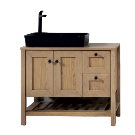 Καθρέπτης Επίπλου Μπάνιου Mabo Νεφέλη 100x50 Μεταλλικός Σφυρήλατος Ανθρακί 