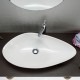 Επικαθήμενος Νιπτήρας Πορσελάνης 75x38cm Cerastyle Olive 071300 Λευκό Επικαθήμενος Νιπτήρας Πορσελάνης 75x38cm Cerastyle Olive 071300 Λευκό