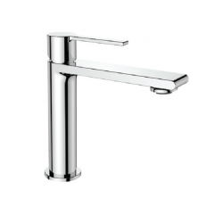 Μπαταρία νιπτήρα Orabella Elegance 10242 Chrome (Χρωμέ) Τετραγωνισμένη Ύψους 18,8 εκ.