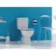 Λεκάνη Δαπέδου με καζανάκι και Μπιντέ Cerastyle LILA 028300-p Πισωστόμια Λεκάνη Δαπέδου με καζανάκι και Μπιντέ Cerastyle LILA 028300-p Πισωστόμια