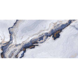 Πλακάκι Palermo Ocean 60Χ120 Όνυχας Μπλε Γυαλιστερό Rettificato