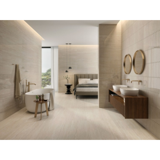 Πλακάκι Vecchio Cream Ματ 60x120 cm Απομίμησης Πέτρας Τραβερτίνο Ανοιχτό Μπεζ Πλακάκι Vecchio Cream Ματ 60x120 cm Απομίμησης Πέτρας Τραβερτίνο Ανοιχτό Μπεζ