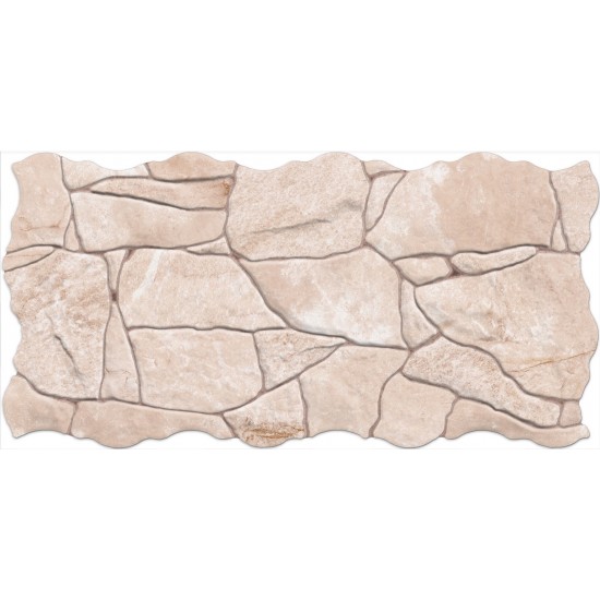 Πλακάκι Keros Piedra Beige 23×46 Απομίμηση Πέτρας
