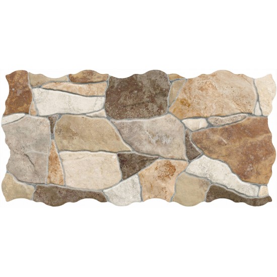 Πλακάκι Keros Piedra Mix 23×46 Απομίμηση Πέτρας